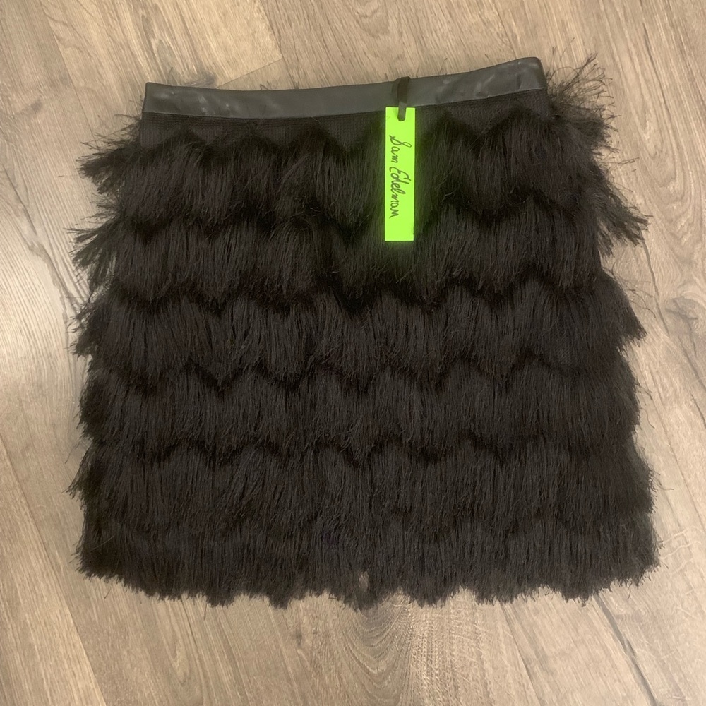 Sam Edelman Fiona Feather Fringe Skirt